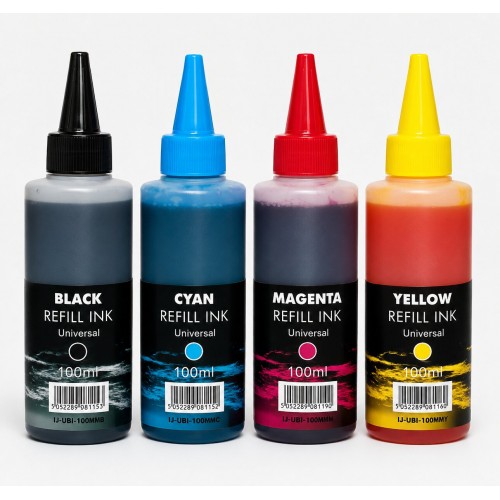 IJ Brand 100ml Dye Based Universal Bottled Inks