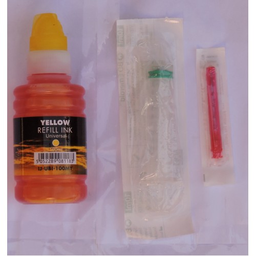 IJ Brand Bottle Ink with 10ml Syringe and Nozzle - Select Requirement