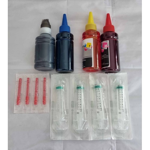 IJ Brand Bottle Ink with 10ml Syringe and Nozzle - Select Requirement