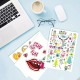 Hands Professional 10 Sheets A4 Clear Vinyl Sticker Paper Self Adhesive