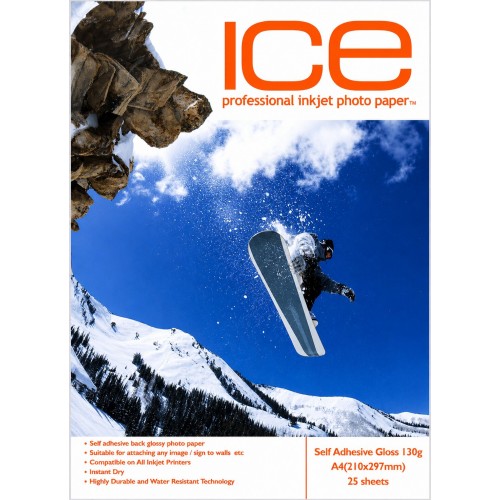 ICE A3 130gsm Self Adhesive Glossy Paper