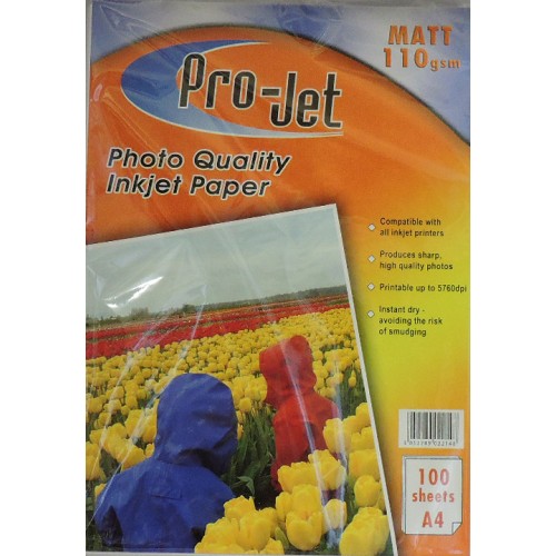 Projet A4 110gsm Inkjet Paper