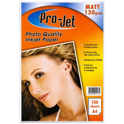 A4 130gsm Projet Inkjet Paper