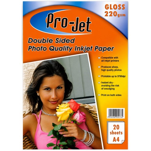 Projet A4 220gsm Double Sided Gloss