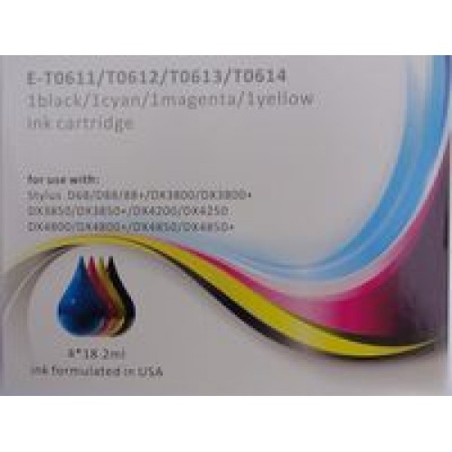 Non OEM Compatible Cartridges T611 T612 T613 T614 