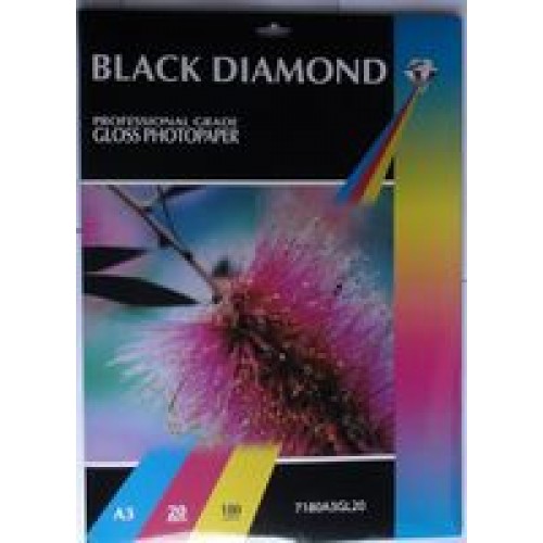 Black Diamond A3 180gsm Gloss Inkjet Paper
