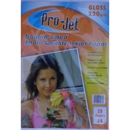 Projet A4 220gsm Double Sided Gloss