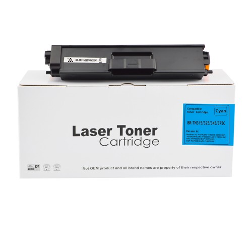 Comp Brother HL4140 Cyan TN325C Toner Ctg TN315C TN320C TN325C TN345C 3500 Pages