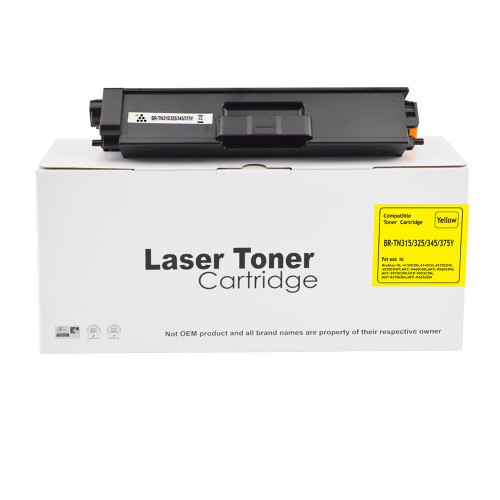 Comp Brother HL4140 Yellow TN325Y Toner Ctg TN315Y TN320Y TN325Y TN345Y 3500 Pages