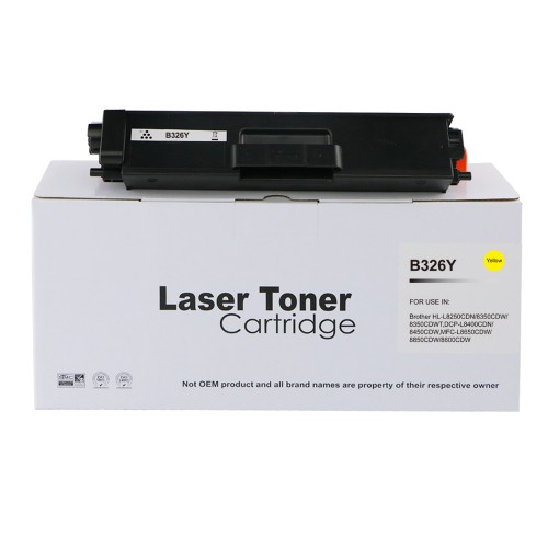 Comp Brother HLL8250 Hi Yld Yellow Toner Ctg TN326Y