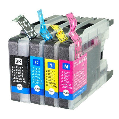 Comp Brother LC1280 Multipack 4 Ink Ctgs  [LC1220BK/C/M/Y] also LC1240