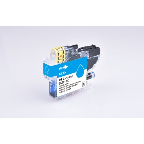 Comp Brother LC3217C Cyan Ink Ctg 9ml Ink 550 Pages