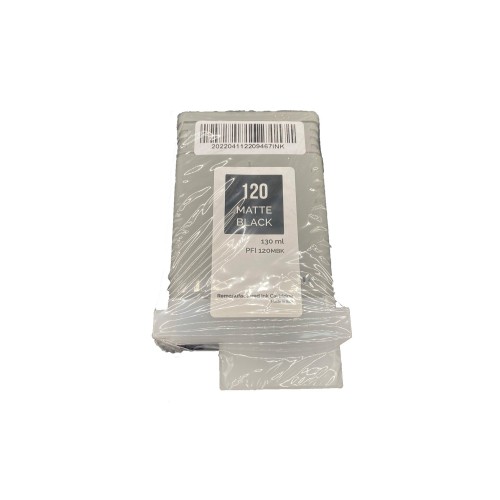 Reman Canon PFI-120MBK Matte Black Ink Cartridge