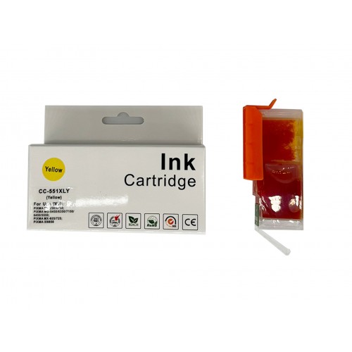 Comp Canon IP7250 CLI-551 XLY Yellow Ink Ctg  [CC-551Y XL]