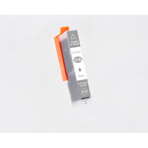 Comp Canon Pixma MG6350 Grey CLI-551XLGY Ink Ctg  [CC-551GY XL]