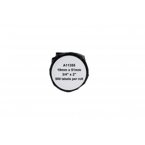 Comp Dymo 11355 Multipurpose Labels (Paper) Pack of 500 S0722550 (19mm x 51mm)