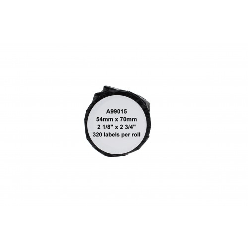 Comp Dymo 99015 Large Multipurpose Labels (Paper) Pack of 320 S0722440 (54mm x 70mm)
