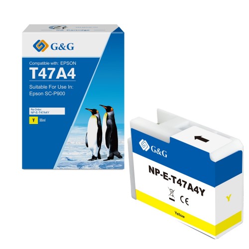 Comp Epson G+G T47A4 Yellow Ink Cartridge C13T47A400