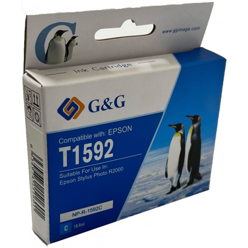 Comp Epson G+G T1592 Cyan Ink Ctg C13T159240