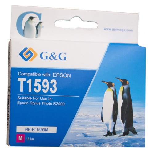 Comp Epson G+G T1593 Magenta Ink Ctg C13T159340
