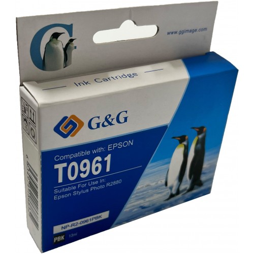 Comp Epson G+G T0961 Photo Black Ink Ctg C13T09614010