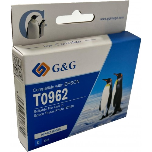 Comp Epson G+G T0962 Cyan Ink Ctg C13T09624010