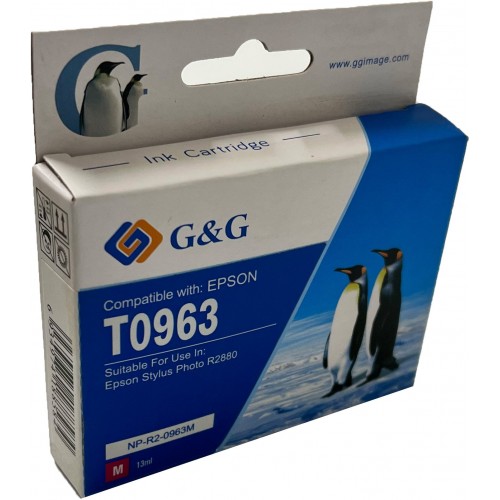Comp Epson G+G T0963 Magenta Ink Ctg C13T09634010