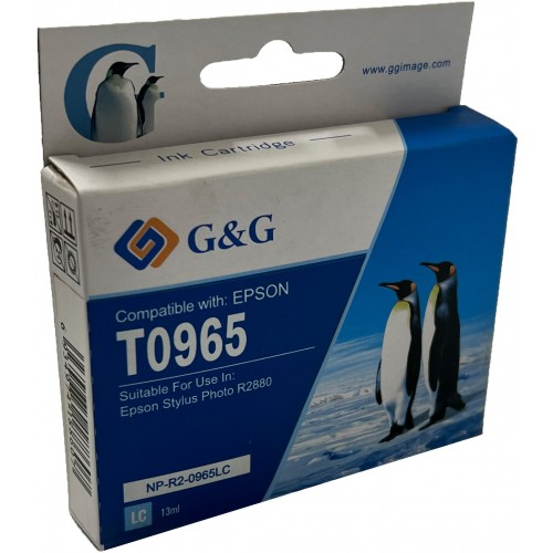 Comp Epson G+G T0965 Light Cyan Ink Ctg C13T09654010