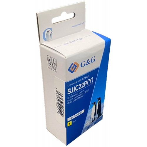Comp Epson G+G C33S020583 Yellow Ink Ctg SJIC22Y