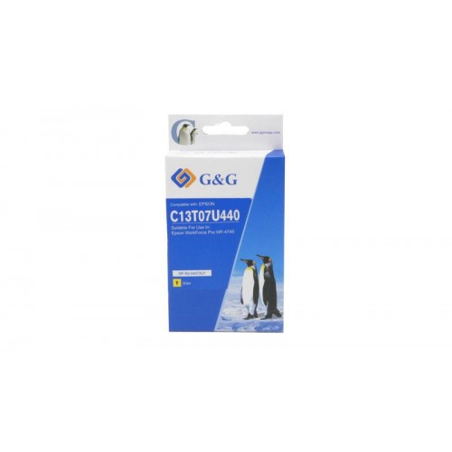 Comp Epson G+G 407XL C13T07U440 Yellow Ink Ctg