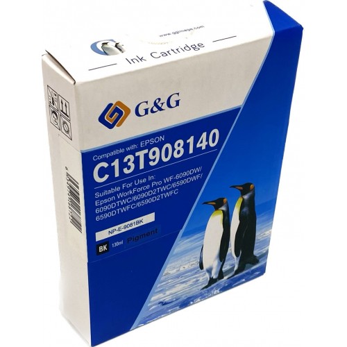 Comp Epson G+G T9081 High Capacity Black Ink Ctg C13T908140