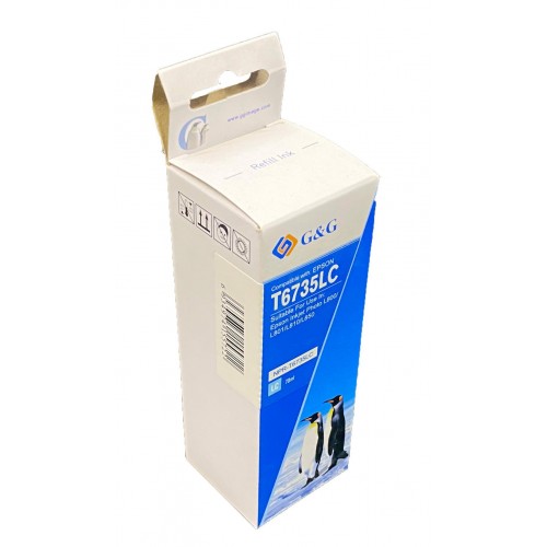 Comp Epson C13T67354A Light Cyan Ink Bottle