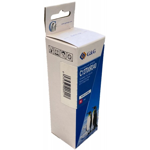 Comp Epson 106 Ecotank Magenta Ink Bottle C13T00R340