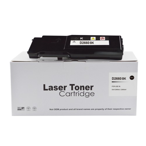 Comp Dell C2660 Black Extra Hi Cap Toner 593-BBBU