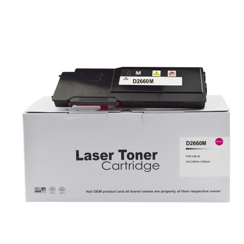 Comp Dell C2660 Magenta Hi Cap Toner 593-BBBS