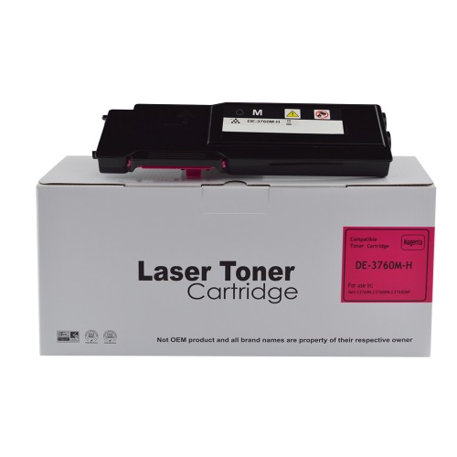 Comp Dell C3760 Extra Hi Yield Magenta Toner DE-3760HM 593-11121