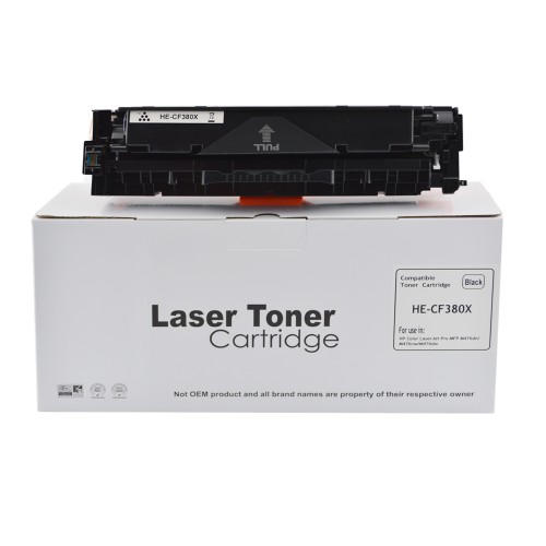Comp HP LJ Pro M476 CF380X  Hi Yld. Black Toner also for 312X