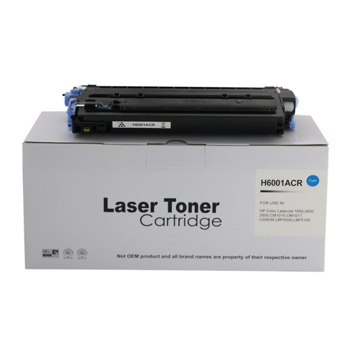 Reman HP Laserjet 2600 Cyan Q6001A Toner also for Canon EP707C