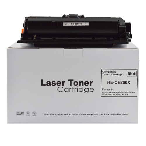 Comp HP Laserjet CP4025 High Yld Black CE260X Toner HP649X