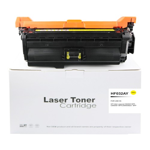Comp HP CM4540 Yellow Toner Ctg CF032A