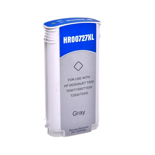 Reman HP G+G 727GY Grey Wide Format Ink Ctg B3P24A