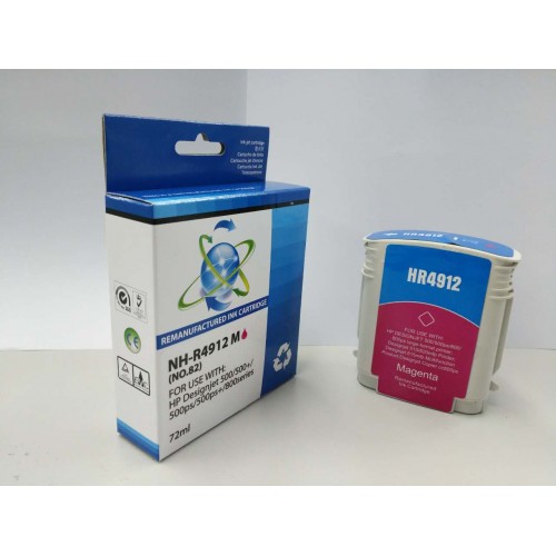 Comp HP Designjet 500 Magenta Ink C4912A Ctg No 82