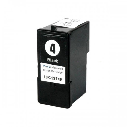 Reman Lexmark X2690 Black Ink Ctg 18C2460BR also for 18C1974 No 4