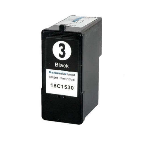 Reman Lexmark X2580 18C1530E Black Ink Ctg No 3 [R-LX3(18C1530)]