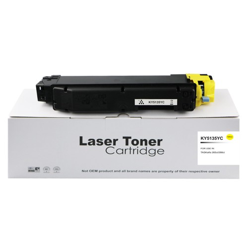 Comp Kyocera TASKalfa 265ci TK5135Y Yellow Toner