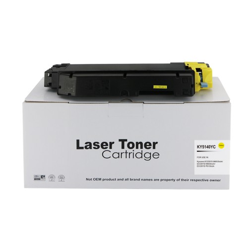 Comp Kyocera TK5140Y Yellow Toner - 1T02NRANL0