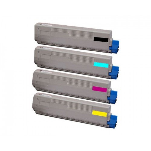 Reman OKI C801 Yellow Toner 44643001