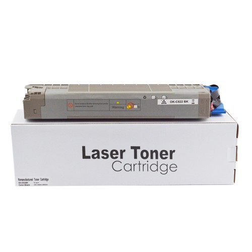 Reman OKI C822 Black Toner 44844616