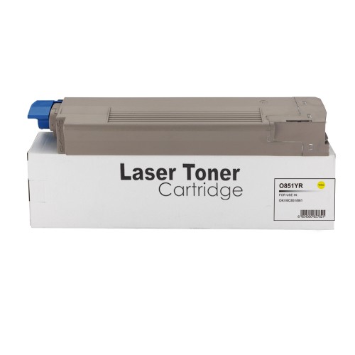 Reman OKI MC851 Yellow Toner 44059165