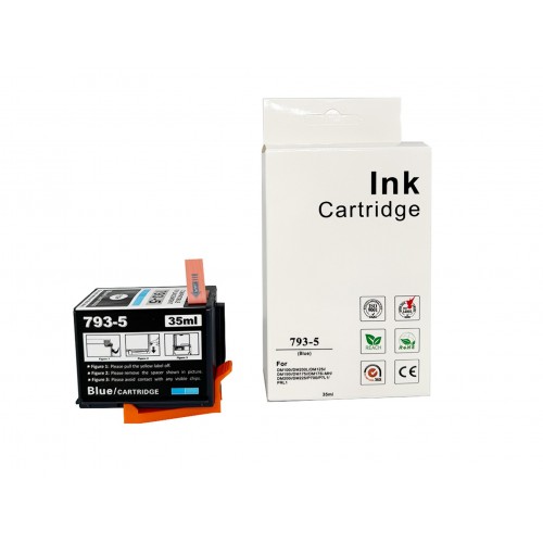 Comp Pitney Bowes DM100i Blue Ink Ctg 793-5SB